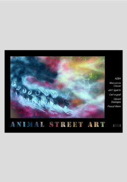 Animal sauvage et street art