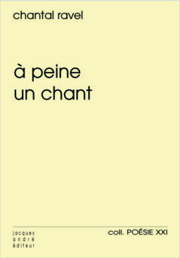 A peine un chant